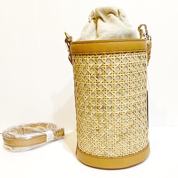 Tommy Bahama Bags Nwt Tommy Bahama Rattan Bucket Bag Crossbody Bag